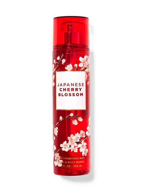 bath and body works oh cherry|japanese cherry blossom body mist.